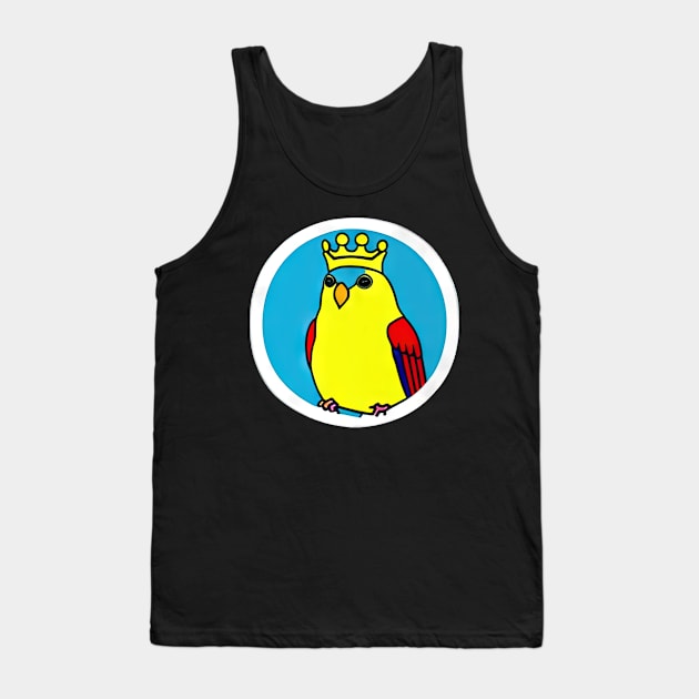 Cute Budgie Parakeet | Tank Top by Subconscious Pictures